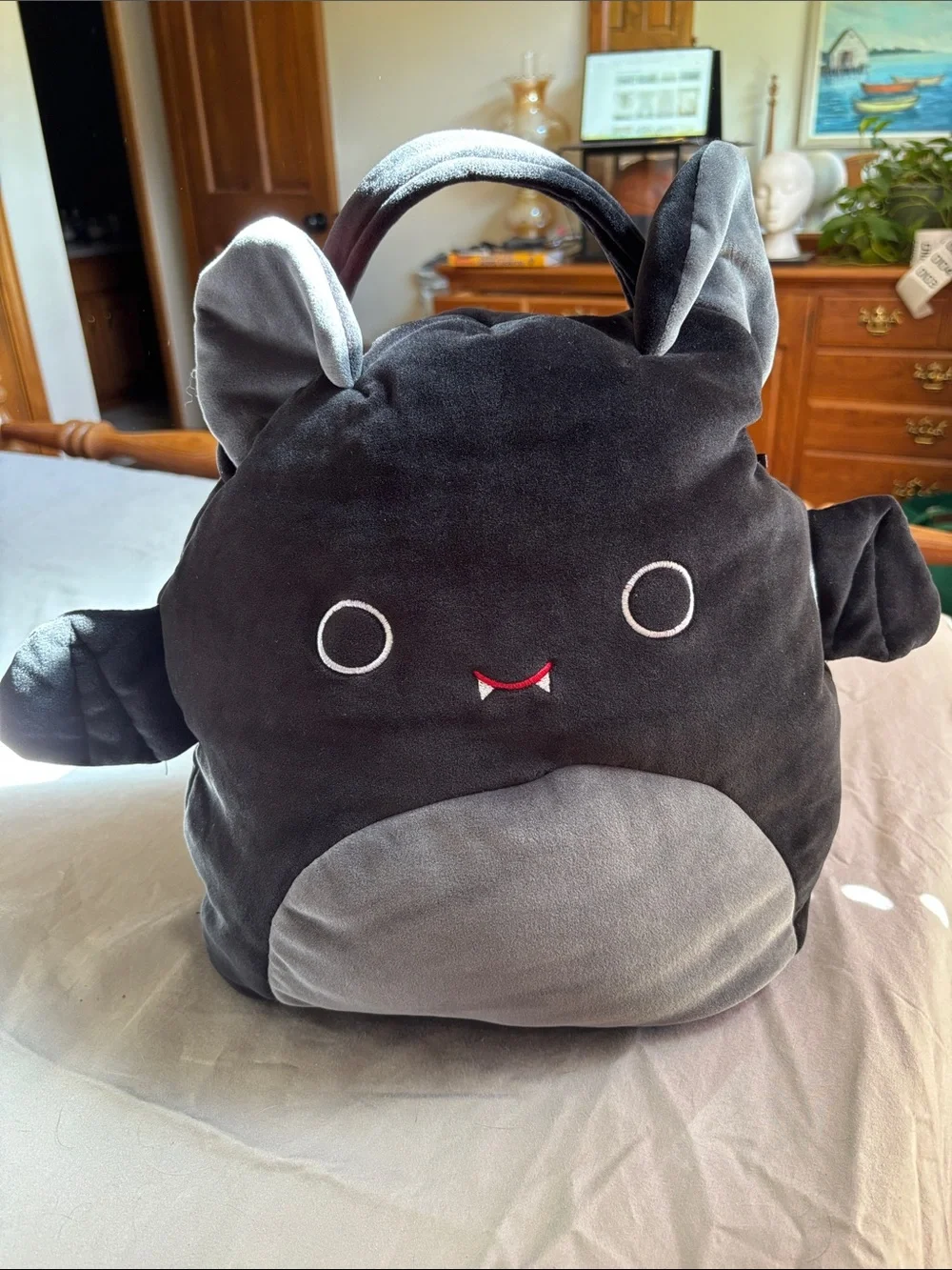 Squishmallows Emily the Bat Halloween Treat Pail